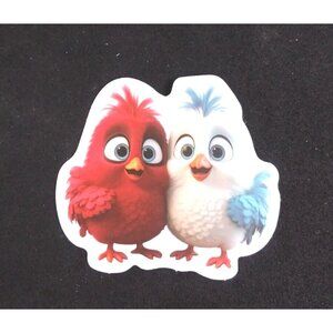 10/$10 Adorable Baby Animal Twins Birds Sticker 2" x 2.18" (M)